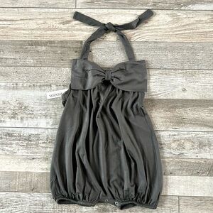 NWT Kate Quinn Halter Bow Bubble Size 2T